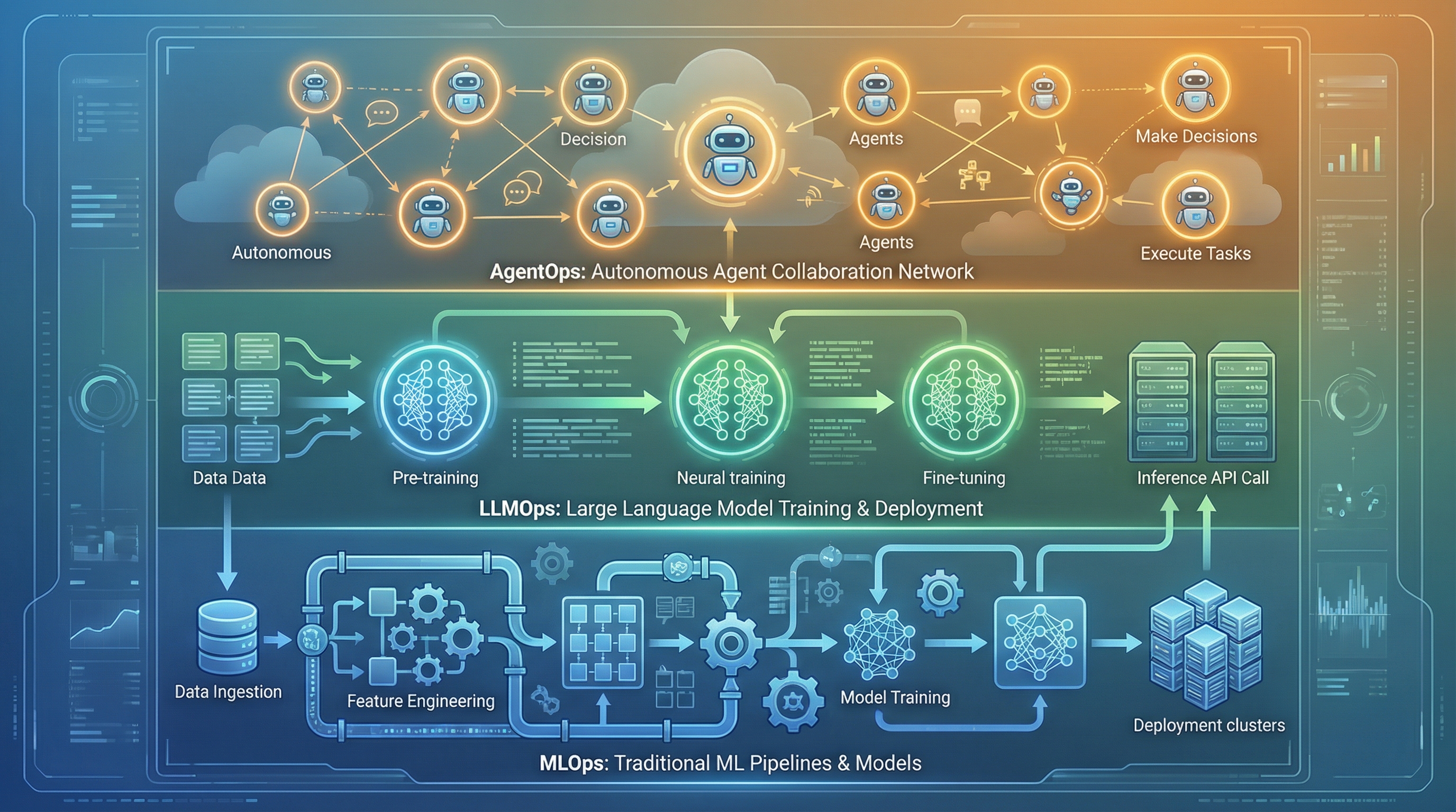 MLOps, LLMOps, and AgentOps: The New Operational Stack for AI